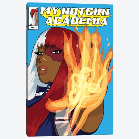 My Hotgirl Academia Canvas Print #AKZ2} by AKARTS Canvas Wall Art