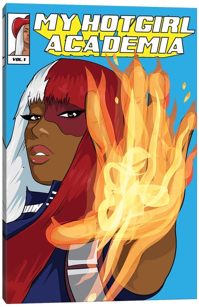 My Hotgirl Academia Canvas Art Print - Comic Book Art