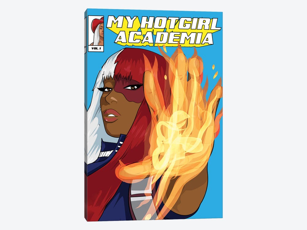 My Hotgirl Academia by AKARTS 1-piece Canvas Art