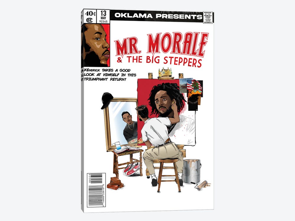 Mr. Morale And The Big Steppers by AKARTS 1-piece Canvas Art Print