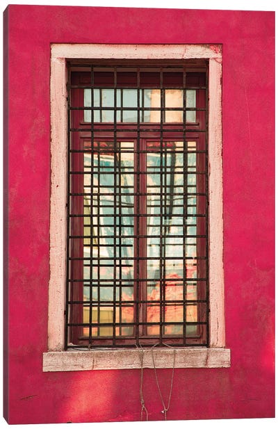 Windows Of Burano III Canvas Art Print
