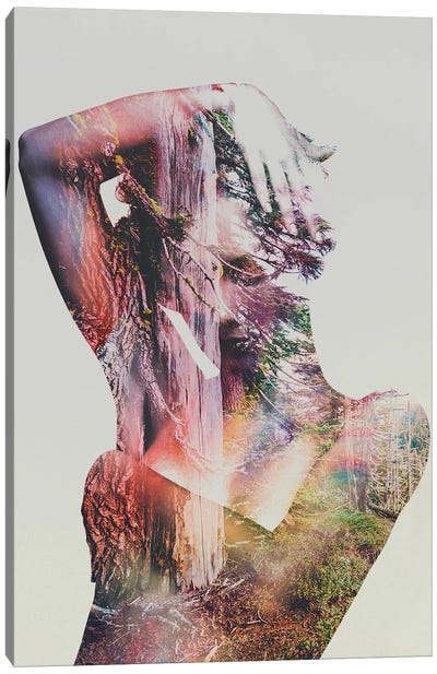 Wilderness Heart I Canvas Art Print - Double Exposure Photography