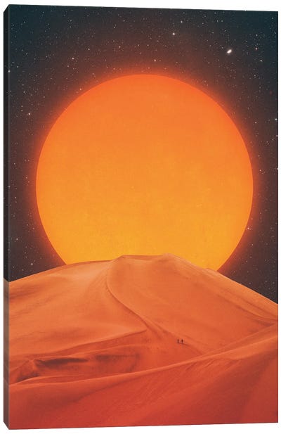 Dune Canvas Art Print - Sci-Fi Planet Art