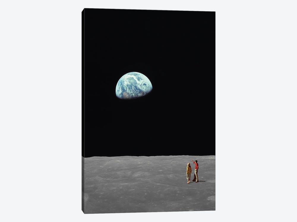 Earth Set by Andreas Lie 1-piece Canvas Wall Art