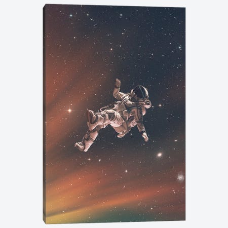 Lost In Space Canvas Print #ALE296} by Andreas Lie Art Print