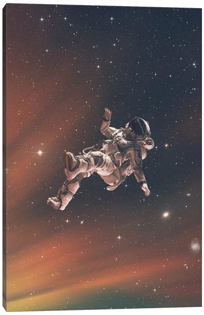 Lost In Space Canvas Art Print - Andreas Lie