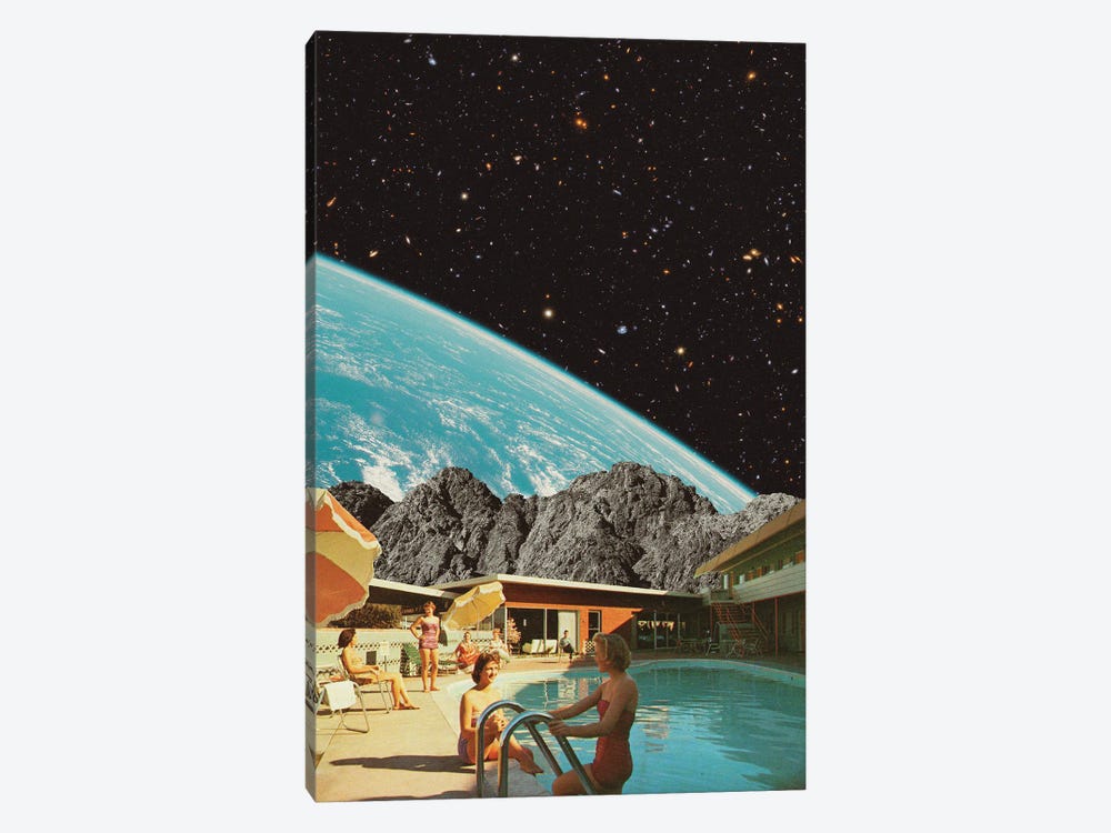 Moon Pool by Andreas Lie 1-piece Canvas Print