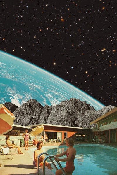 Space Fiction: Moon Pool by Andreas Lie