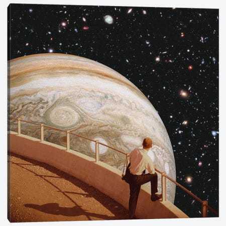 Planet Canvas Print #ALE302} by Andreas Lie Canvas Art