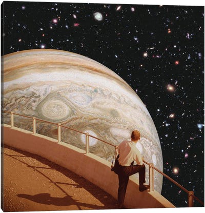Planet Canvas Art Print - Sci-Fi Planet Art