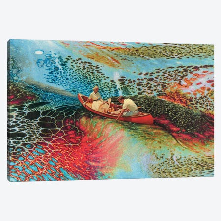 Psychedelic Voyage Canvas Print #ALE303} by Andreas Lie Canvas Wall Art