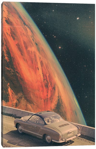 Road Trip Canvas Art Print - Sci-Fi Planet Art