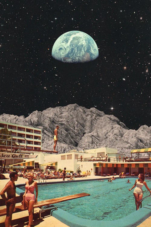 Space Resort by Andreas Lie wall art