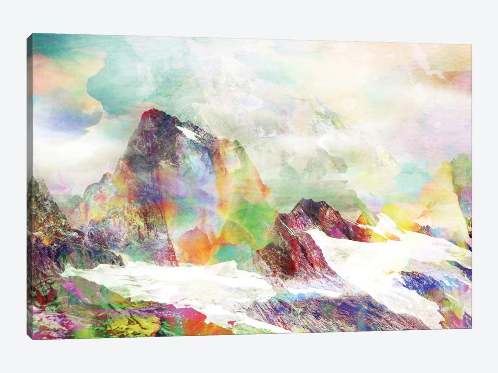 Glitch Mountain by Andreas Lie 1-piece Art Print