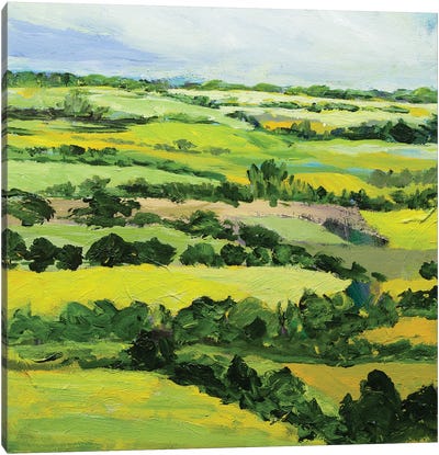 Brightwalton Green Canvas Art Print