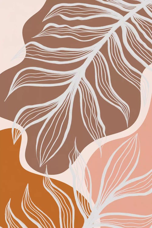 Organic Shapes & Palm Leaves