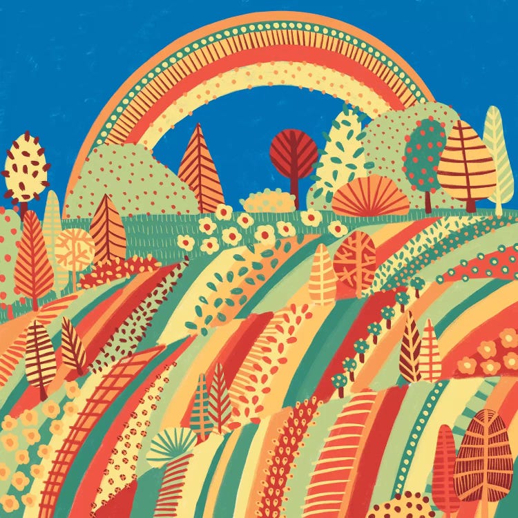 Fairy Tale Landscape II by Alisa Galitsyna wall art