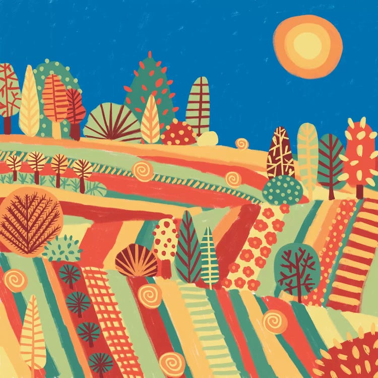 Fairy Tale Landscape by Alisa Galitsyna wall art