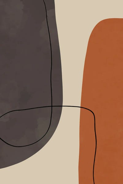 Alisa Galitsyna: Modern Abstract Shapes #2 by Alisa Galitsyna