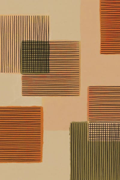 Geo Patchwork II by Alisa Galitsyna canvas print