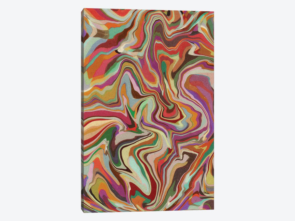 Colorful Liquid Swirl by Alisa Galitsyna 1-piece Art Print