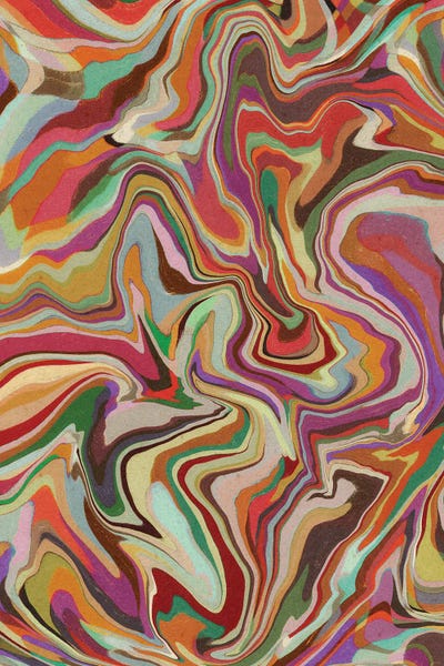 Psychedelic: Colorful Liquid Swirl by Alisa Galitsyna