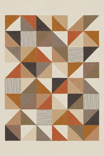 Authentic Eclectic: Hand-Drawn Quilt I by Alisa Galitsyna