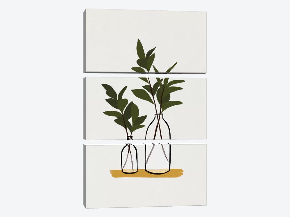 Branches & Bottles by Alisa Galitsyna 3-piece Canvas Wall Art