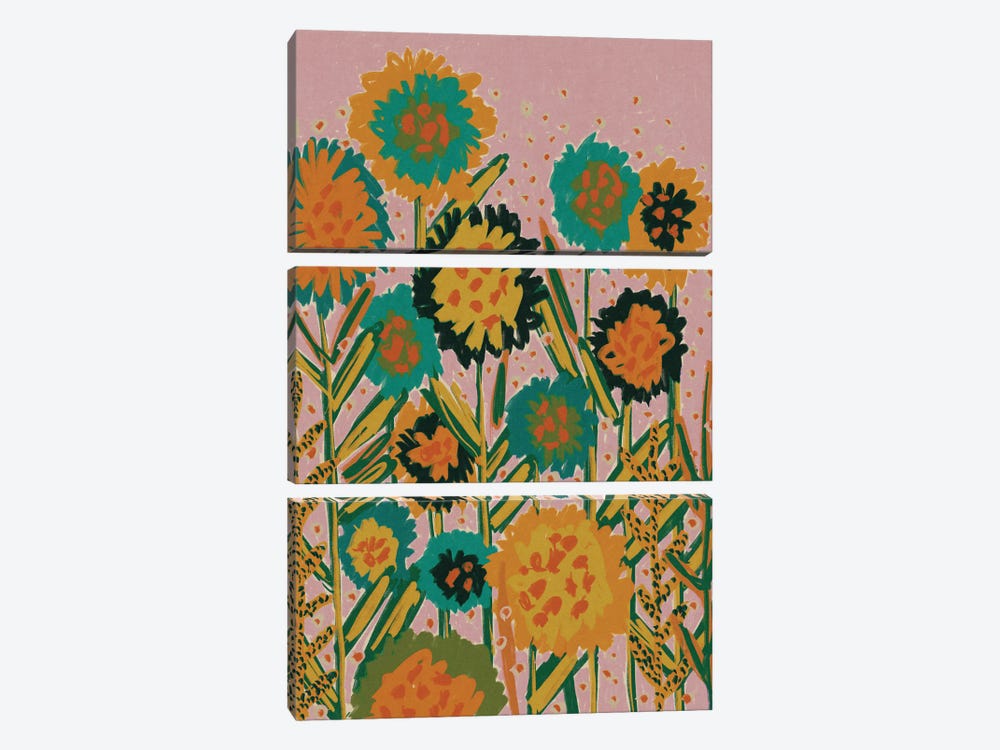 In Bloom V by Alisa Galitsyna 3-piece Canvas Art