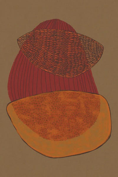 Transparent Shapes III by Alisa Galitsyna framed canvas print