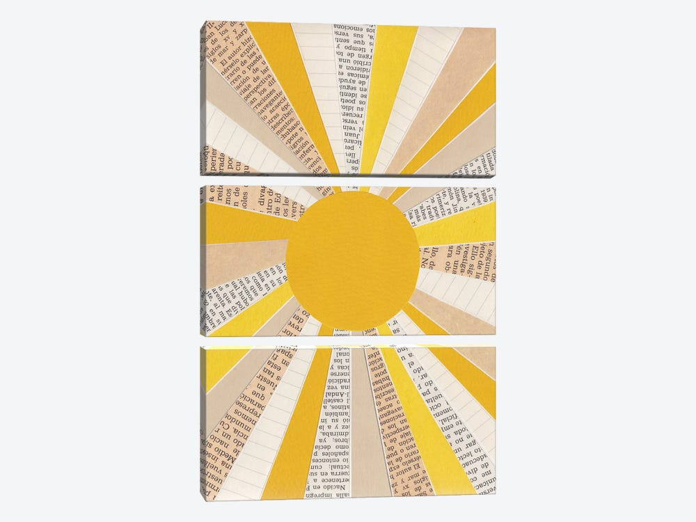 Sunshine by Alisa Galitsyna 3-piece Canvas Art