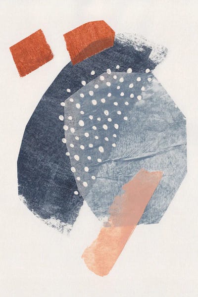 Five Shapes I by Alisa Galitsyna framed canvas print