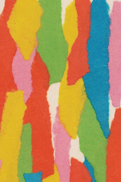 Alisa Galitsyna: Colorful Paper Collage I by Alisa Galitsyna