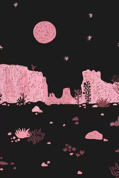 Black & Pink: A Night In The Desert II by Alisa Galitsyna