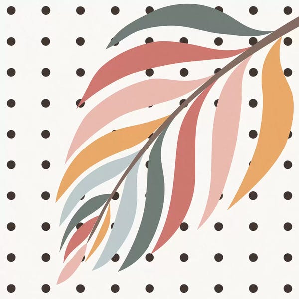 The Cut Outs Collection: Colorful Palm Branch by Alisa Galitsyna