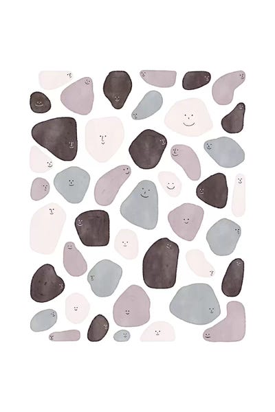 Funny Shapes by Alisa Galitsyna framed canvas print