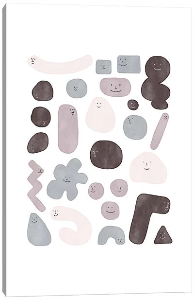 Happy Shapes Canvas Art Print - All Things Matisse