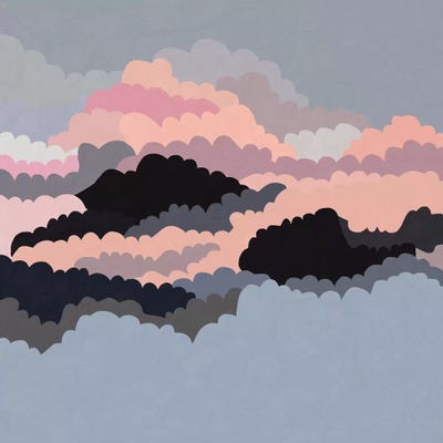 Magic Sunset Clouds On The Sky by Alisa Galitsyna framed canvas print