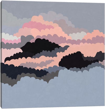 Magic Sunset Clouds On The Sky Canvas Art Print - Alisa Galitsyna