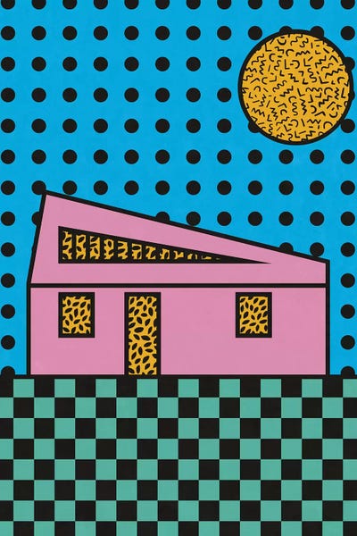 Alisa Galitsyna: Memphis House by Alisa Galitsyna