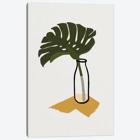 Monstera Deliciosa In A Bottle Canvas Print #ALG46} by Alisa Galitsyna Canvas Print