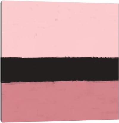 Pink Abstract Canvas Art Print - Pink Art