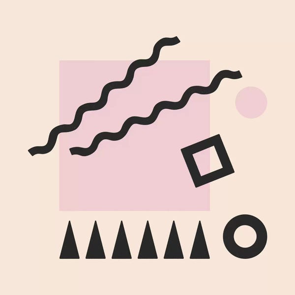 The Cut Outs Collection: Pink Square by Alisa Galitsyna