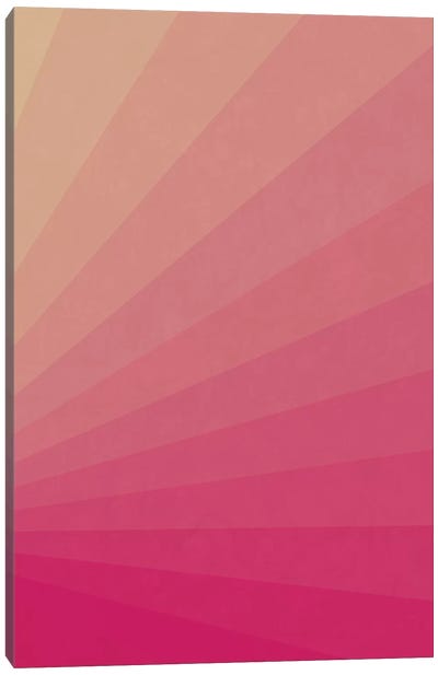 Shades Of Pink Sunset Canvas Art Print - Alisa Galitsyna