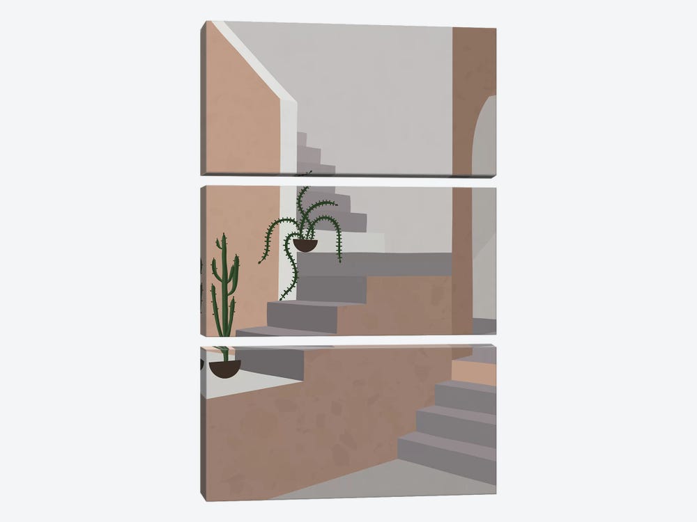 Stairs & Arc by Alisa Galitsyna 3-piece Canvas Wall Art