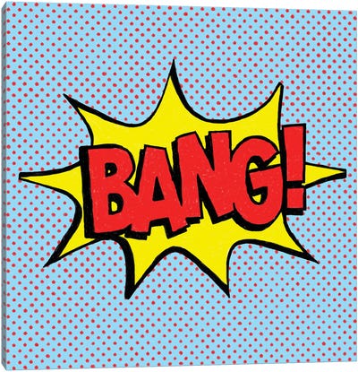 Bang! Canvas Art Print - Similar to Roy Lichtenstein