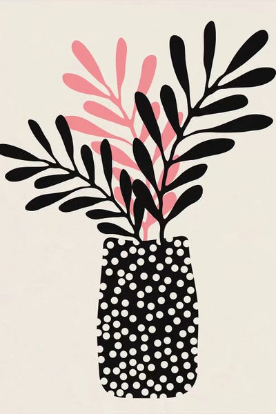 Still Life With Vase And Three Branches by Alisa Galitsyna canvas print