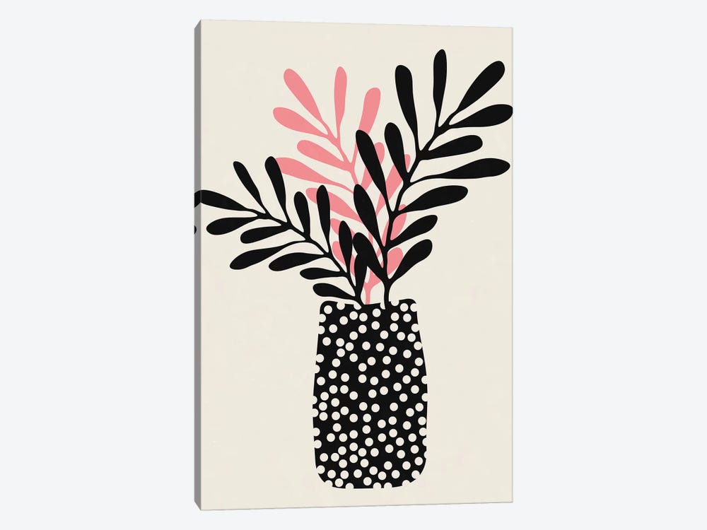 Still Life With Vase And Three Branches by Alisa Galitsyna 1-piece Canvas Print