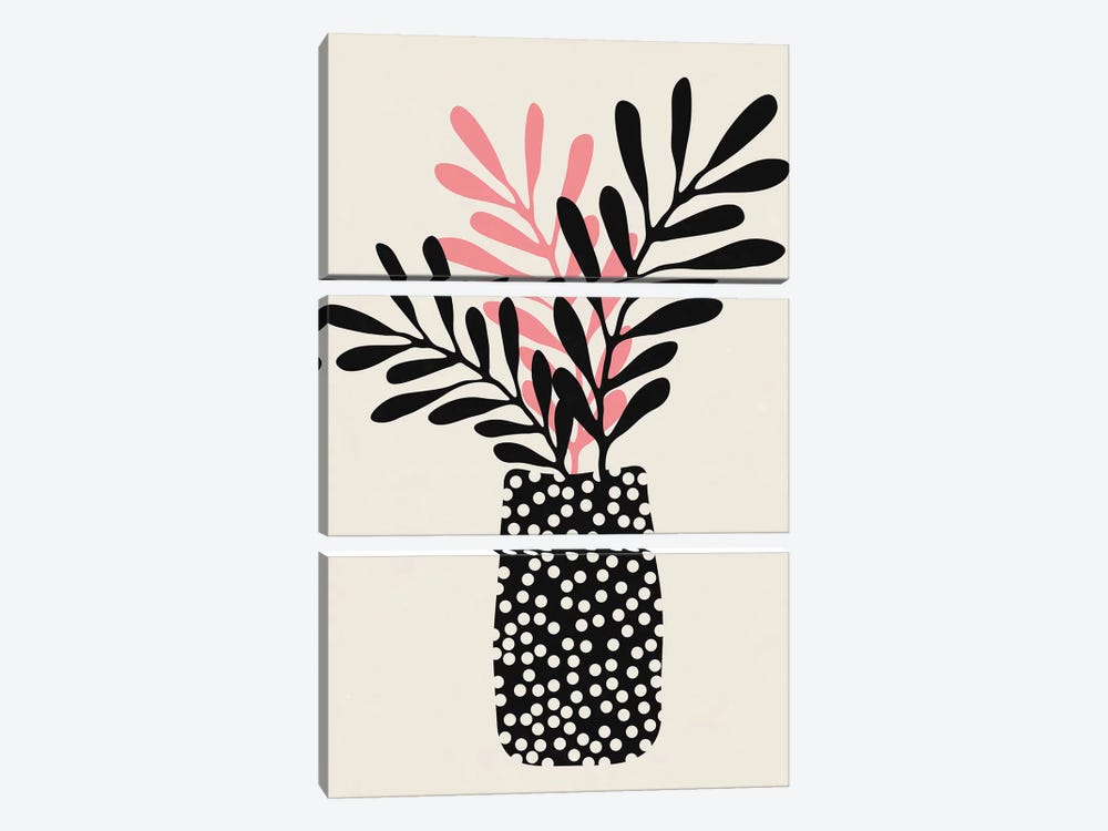 Still Life With Vase And Three Branches by Alisa Galitsyna 3-piece Art Print