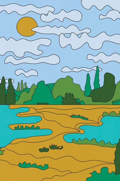 Sunny Day by Alisa Galitsyna canvas print